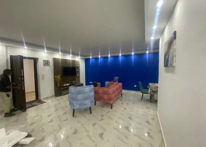 Wonderful Two-Bedroom Apartment Balcony In Fanadir Aqua Park Beach